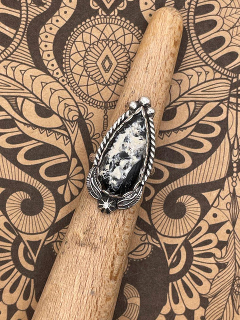 Aurora - White Buffalo Turquoise Ring