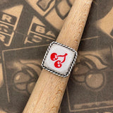 Vegas - Vintage Slot Machine Cherry Dice Ring