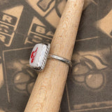 Vegas - Vintage Slot Machine Cherry Dice Ring