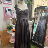 Cosette Maxi Dress in Shadow Stripe