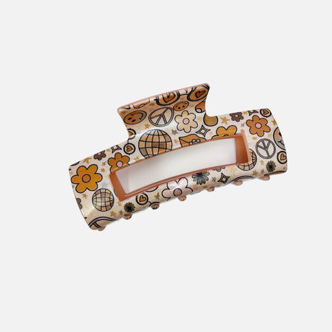 Muted Hippie Claw Hair Clip