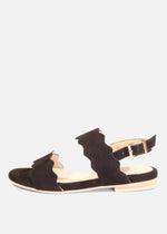 Jarden Suede Scallop Sandals