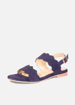 Jarden Suede Scallop Sandals