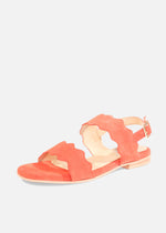 Jarden Suede Scallop Sandals