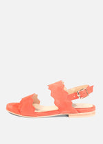 Jarden Suede Scallop Sandals