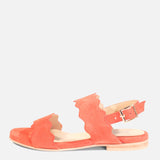 Jarden Suede Scallop Sandals