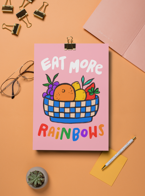 Eat More Rainbows | Art Print x ModCloth Collab