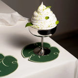 Octaevo Cocktail Coasters - Lily Leaf (Set of 4)