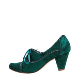 Madison Velvet Retro Heels