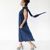 The Vesey Dress in Navy