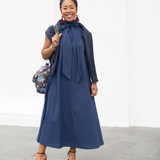 The Vesey Dress in Navy