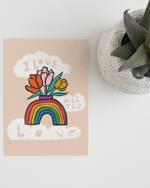 I Love All The Love | Art Print x ModCloth Collab