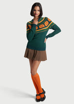 Give 'Em Pumpkin To Talk About Fair Isle Sweater