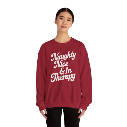 Naughty, Nice & In Therapy Sweatshirt