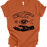 Celestial Hands T-Shirt: Pumpkin