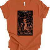 The Witch Tarot T-Shirt: Pumpkin