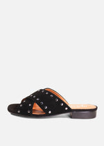 Olympia Suede Mules