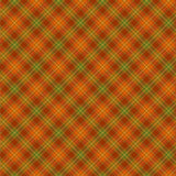 Greta Surplice Dress Orange Plaid