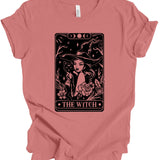 The Witch Tarot T-Shirt: Dusty Rose