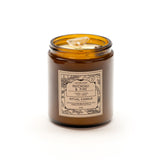 Patchouli & Pine Ritual Candle with Quartz and Herbs