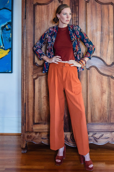 Pepper Paisley Tuxedo Jacket