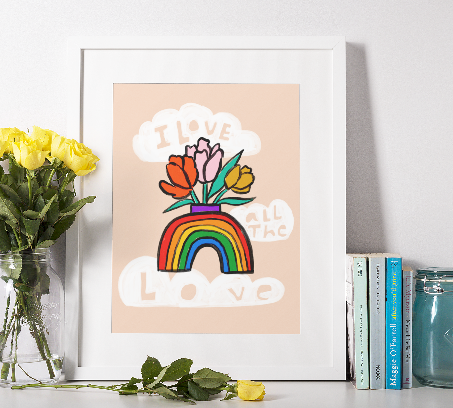 I Love All The Love | Framed Art Print x ModCloth Collab