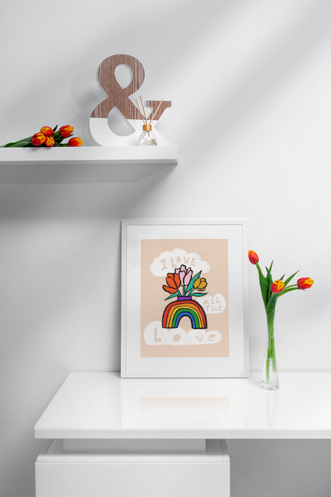 I Love All The Love | Framed Art Print x ModCloth Collab