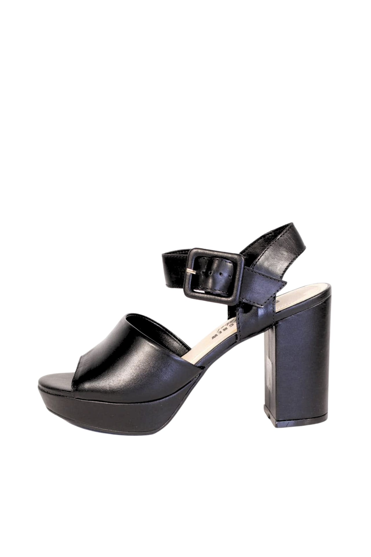 Rose Leather Platform Heels