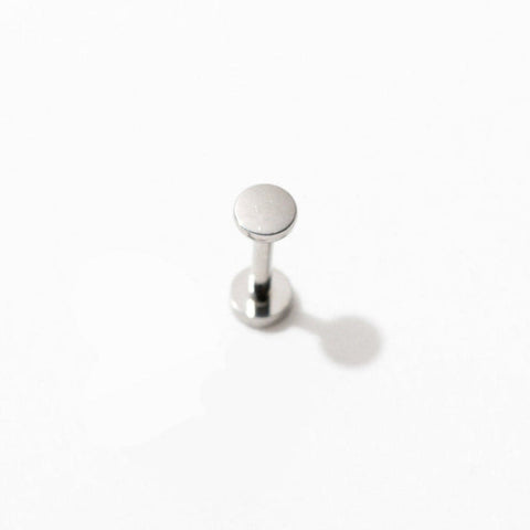 Tiny Circle Flat Back Stud Earrings