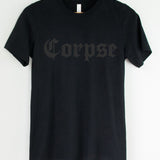 Black on Black - Corpse - Available in T-Shirt, Pullover, Hoodie, Tank or Long Sleeve