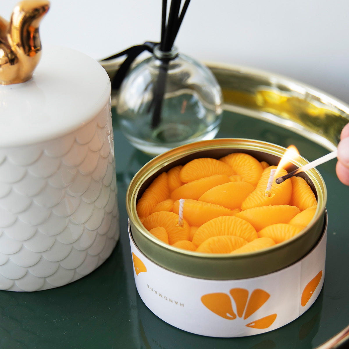 Candlecan - Peeled Tangerines Candle