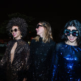Time Warp Sequin Mod Mini in Frankie Black