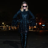 Time Warp Sequin Mod Mini in Frankie Black