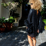 Time Warp Sequin Mod Mini in Frankie Black