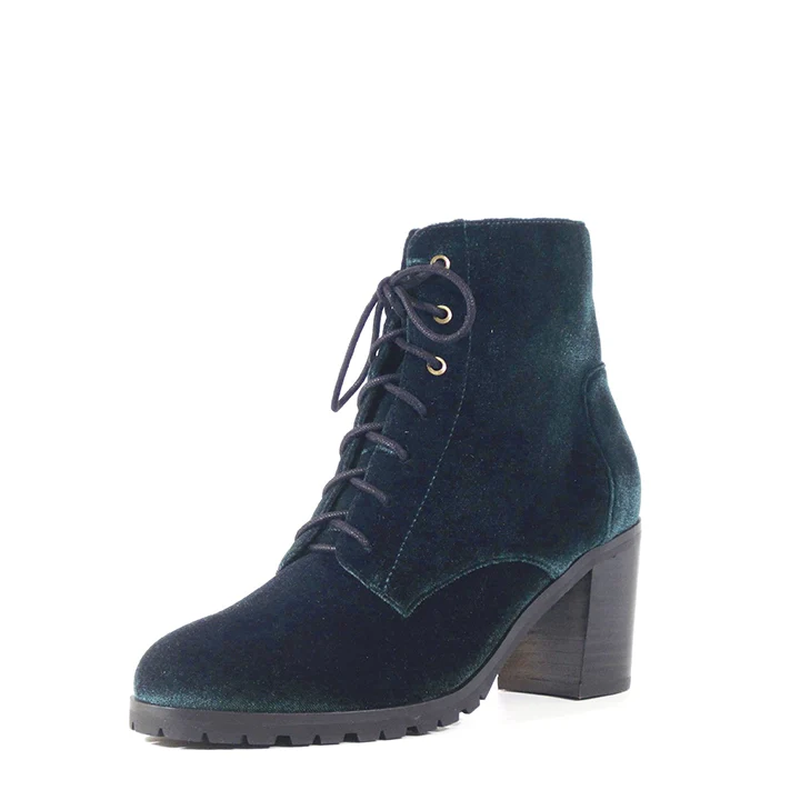 Timothy Velvet Booties