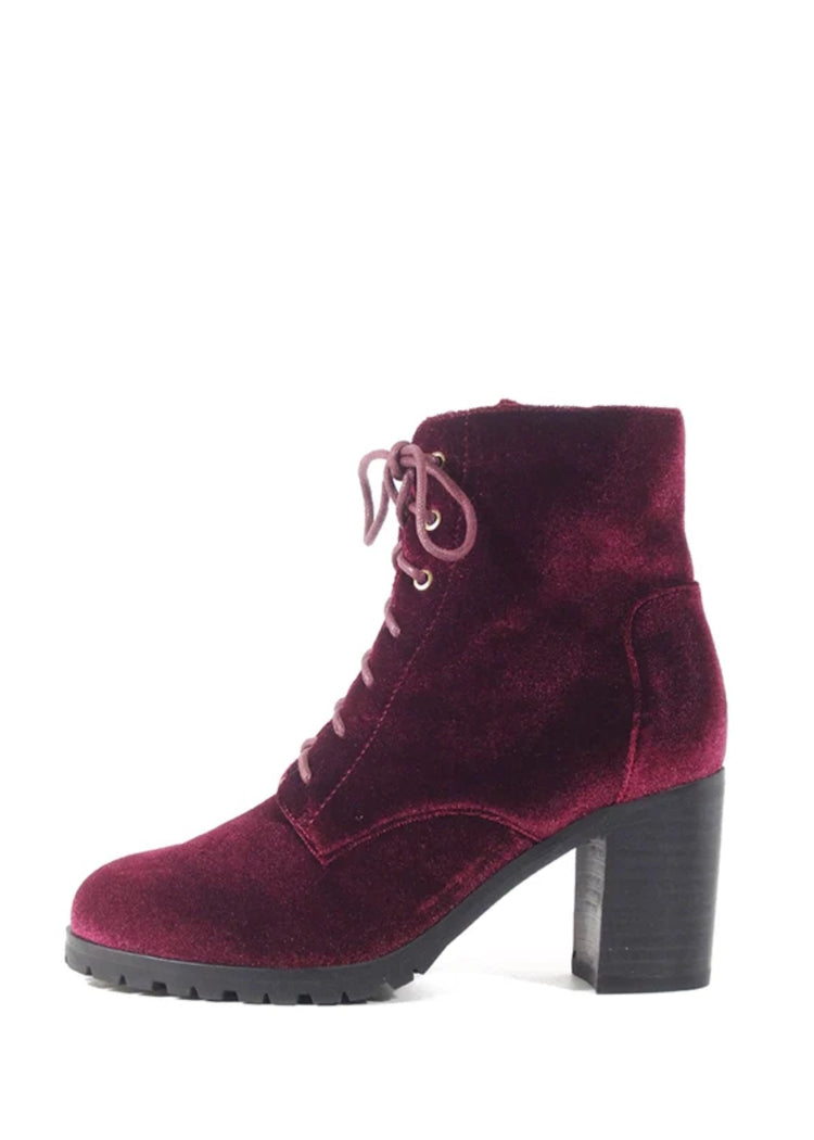 Timothy Velvet Booties