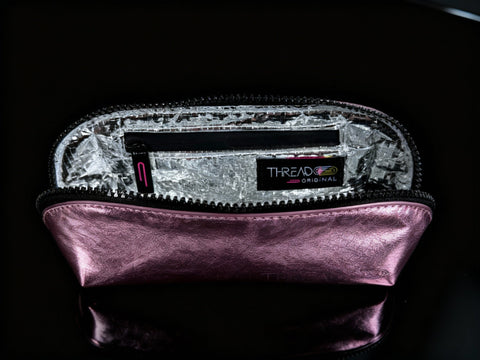 Lyra Insulated Makeup Bag - Pink