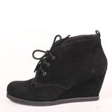 Toronto Suede Wedged Booties
