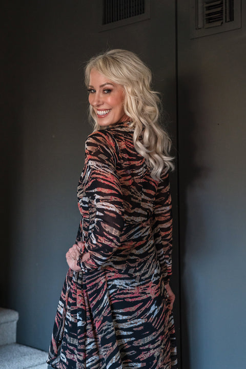 Triana Tiger Minaret Dress