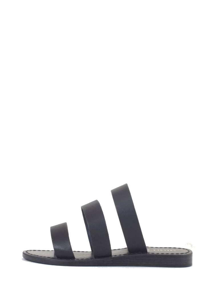 Trigg Leather Slides