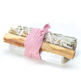 White Sage + Palo + Selenite Bundle