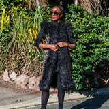 Zenobia Faux Fur Trim Vest