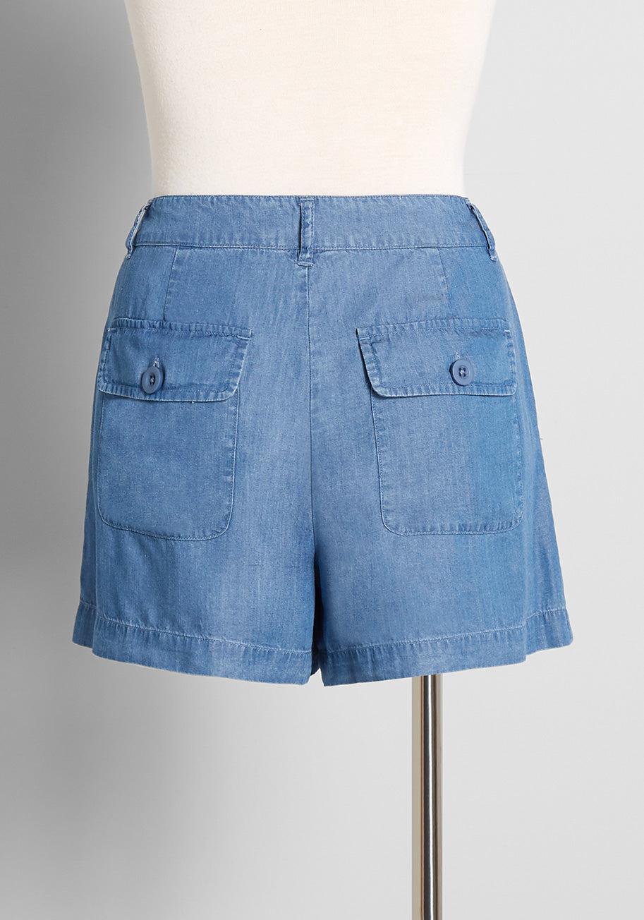 Chambray Cutie Pie Shorts | ModCloth