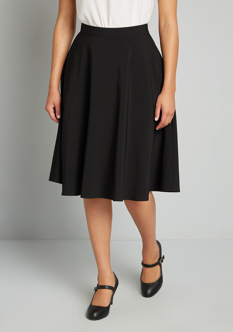 Just This Sway A-Line Skirt  - Pre-Loved