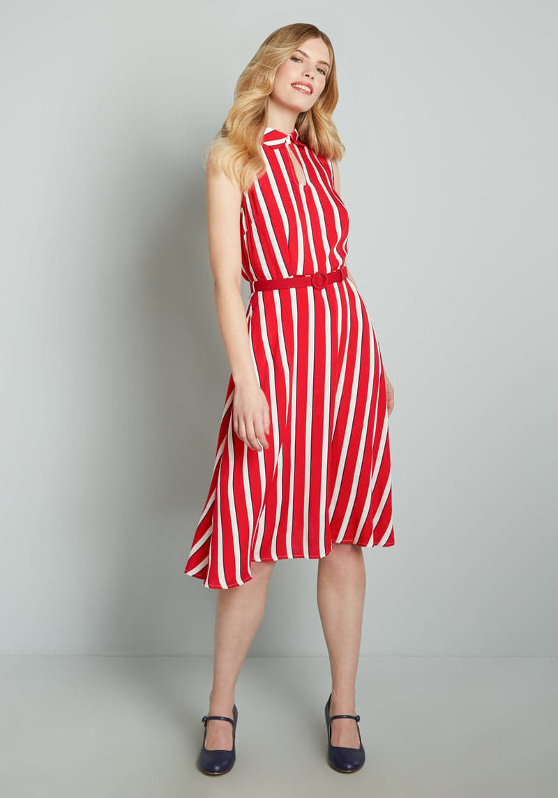 ModCloth x Collectif Posh Your Luck A-Line Dress  - Pre-Loved