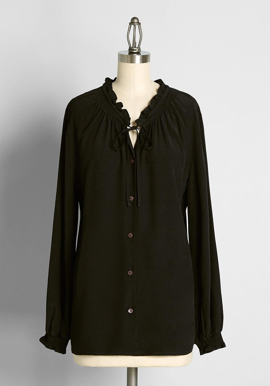 Countryside Romance Tie-Neck Blouse | ModCloth