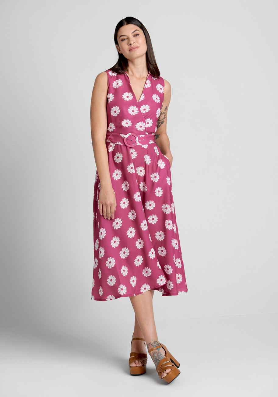 Cover Me In Daisies Midi Dress ModCloth