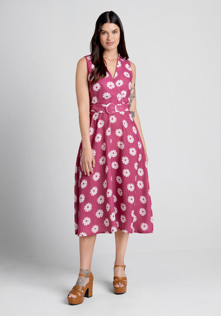 Cover Me In Daisies Midi Dress | ModCloth
