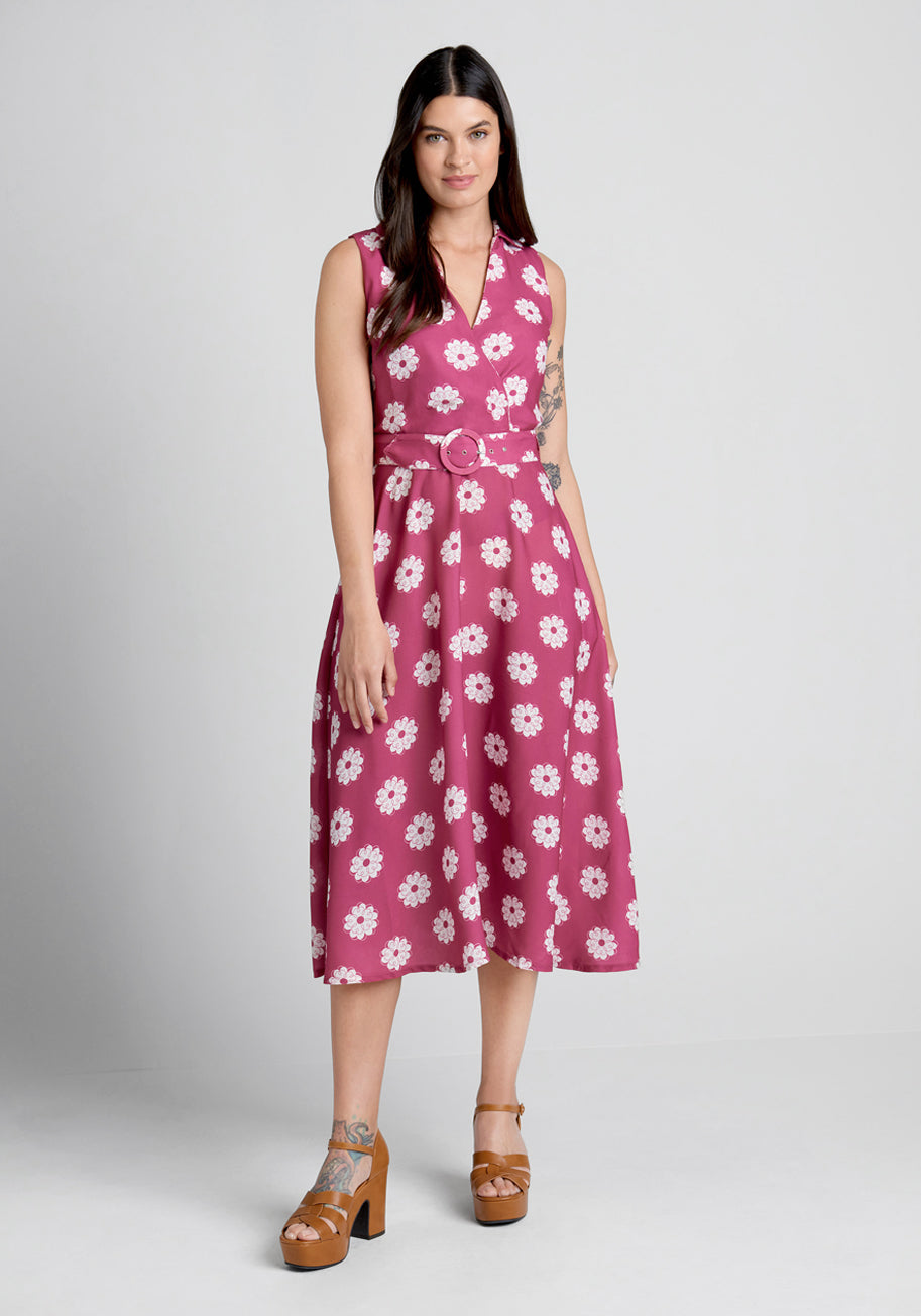 Cover Me In Daisies Midi Dress ModCloth