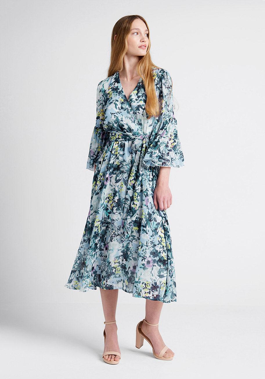 Flurry of Florals Midi Dress | ModCloth